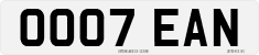License plate of the United Kingdom, 2001 year system