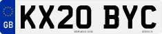 License plate of the United Kingdom, 2001 year system