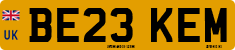 License plate of the United Kingdom, 2001 year system