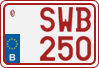 License plate of Belgium, Vanity Plates (2014)