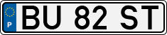 License plate of Portugal, Regular plates