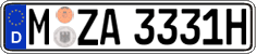 German license plate, Plates for oldtimers (type 