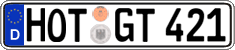 German license plate, Regular plates