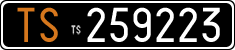 License plate of Italy, Cars (1927 year series)