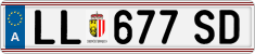License plate of Austria, Regular plates