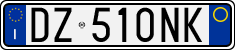 License plate of Italy, Cars (1994 year series)