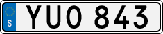 License plate of Sweden, Regular plates