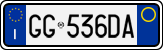 License plate of Italy, Cars (1994 year series)