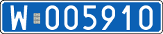 License plates of Poland, Diplomatic