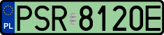 License plates of Poland, Electric vehicles