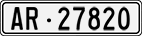 License plate of Switzerland, Cars