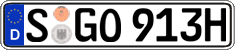 German license plate, Plates for oldtimers (type 