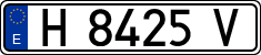 License plates of Spain, 1971 year series