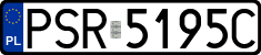 License plates of Poland, Regular car plates