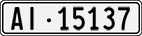 License plate of Switzerland, Cars