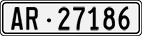License plate of Switzerland, Cars