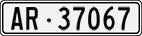 License plate of Switzerland, Cars