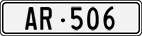 License plate of Switzerland, Cars