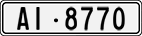 License plate of Switzerland, Cars
