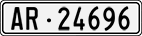 License plate of Switzerland, Cars