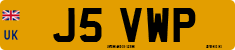 License plate of the United Kingdom, 1983 year system