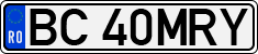 License plate of Romania, Regular plates