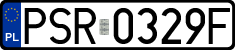 License plates of Poland, Regular car plates