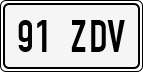 License plate of Estonia, Regular car plates (US-size)