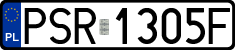 License plates of Poland, Regular car plates