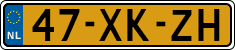 License plate of the Netherlands, Cars