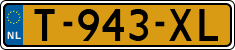License plate of the Netherlands, Cars
