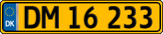 License plate of Denmark, Commercial vehicles