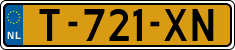 License plate of the Netherlands, Cars