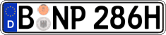 German license plate, Plates for oldtimers (type 