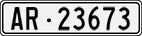 License plate of Switzerland, Cars