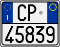 License plate of Italy, Motorcycles (1994 year series)