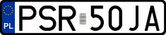 License plates of Poland, Regular car plates