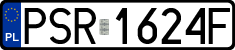 License plates of Poland, Regular car plates