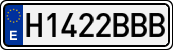 License plates of Spain, Specialty plates