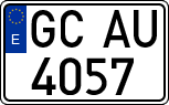 License plates of Spain, 1971 year series