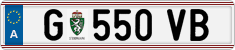 License plate of Austria, Regular plates