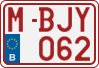License plate of Belgium, Regular plates (2010)