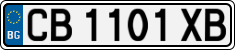 License plate of Bulgaria, Cars