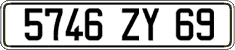 French license plate, FNI