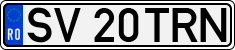 License plate of Romania, Regular plates