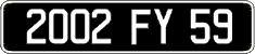 French license plate, FNI