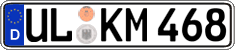 German license plate, Regular plates