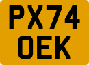License plate of the United Kingdom, 2001 year system