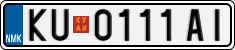 License plate of North Macedonia, Regular plates (2012)