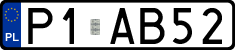 License plates of Poland, Vanity Plates